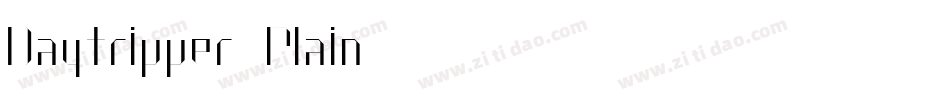Daytripper Plain字体转换